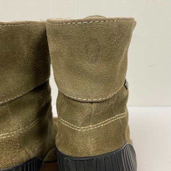 Jambu Netherlands Green Suede Lace Up Boots Witchy Steampunk Grunge Size 8 - Picture 13 of 13